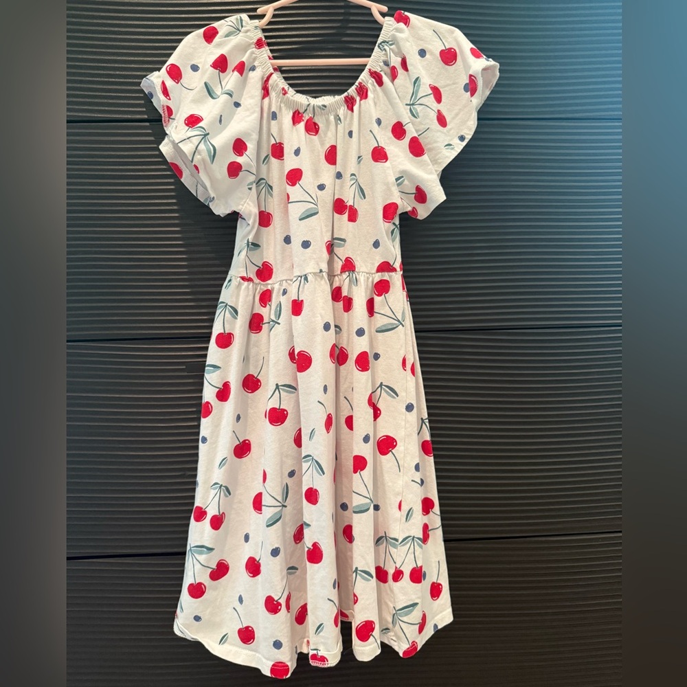 Mango Cherry Print Kids Dress